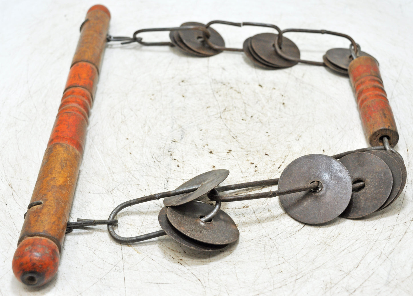 Vintage Wooden Iron Musical Clamps Original Old Hand Crafted