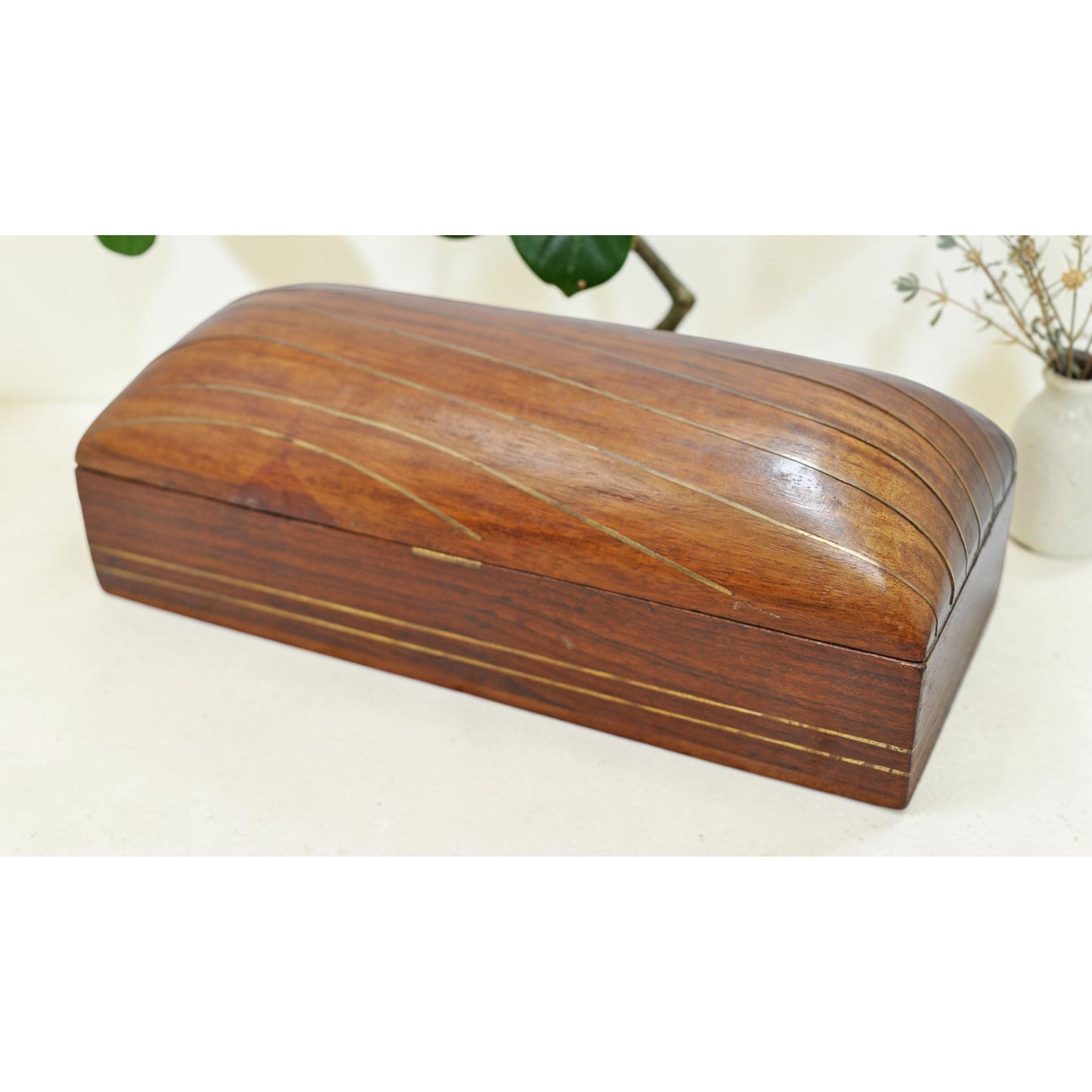 Vintage Wooden Small Storage Box Original Old Hand Crafted