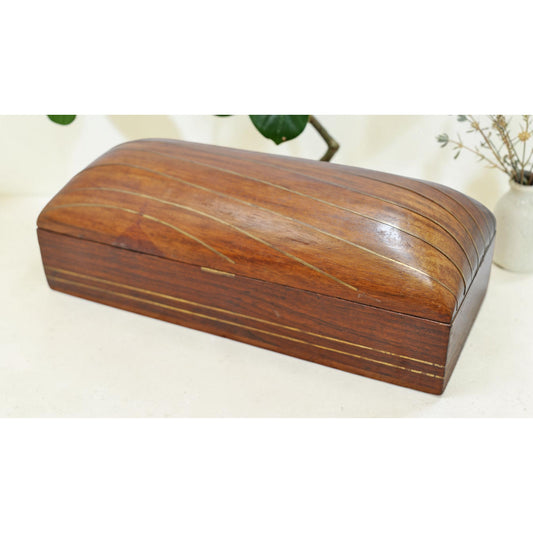 Vintage Wooden Small Storage Box Original Old Hand Crafted
