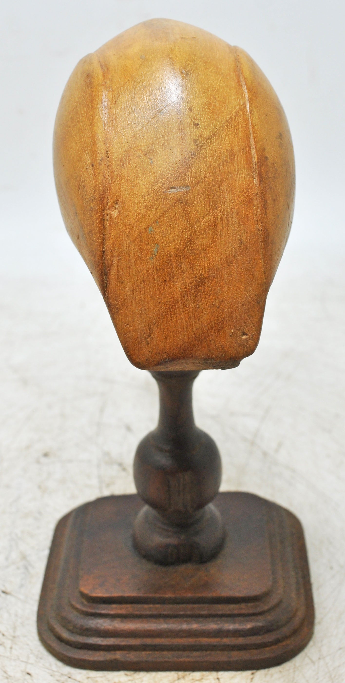 Vintage Wooden Crane Figurine Original Old Hand Carved