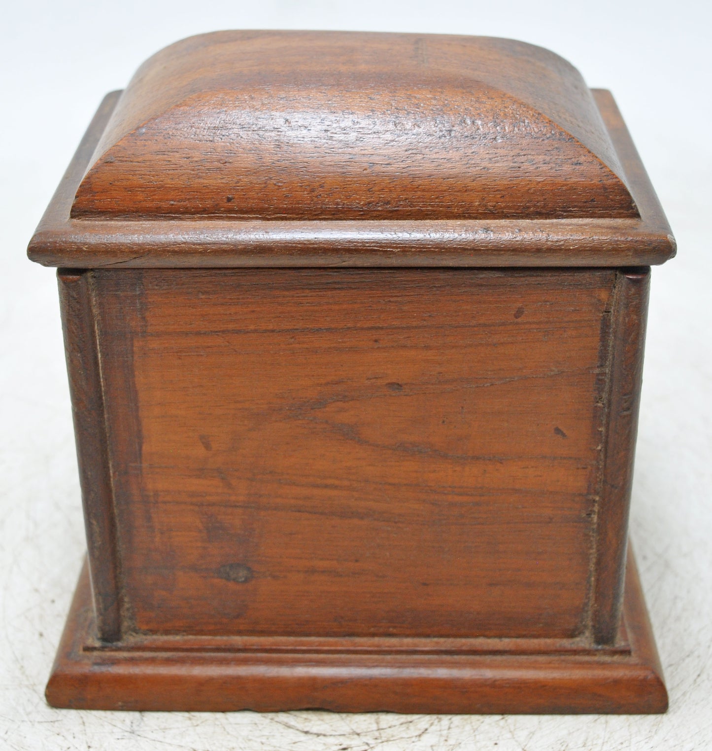 Vintage Wooden Dome Shaped Storage Box Original Old Hand Crafted