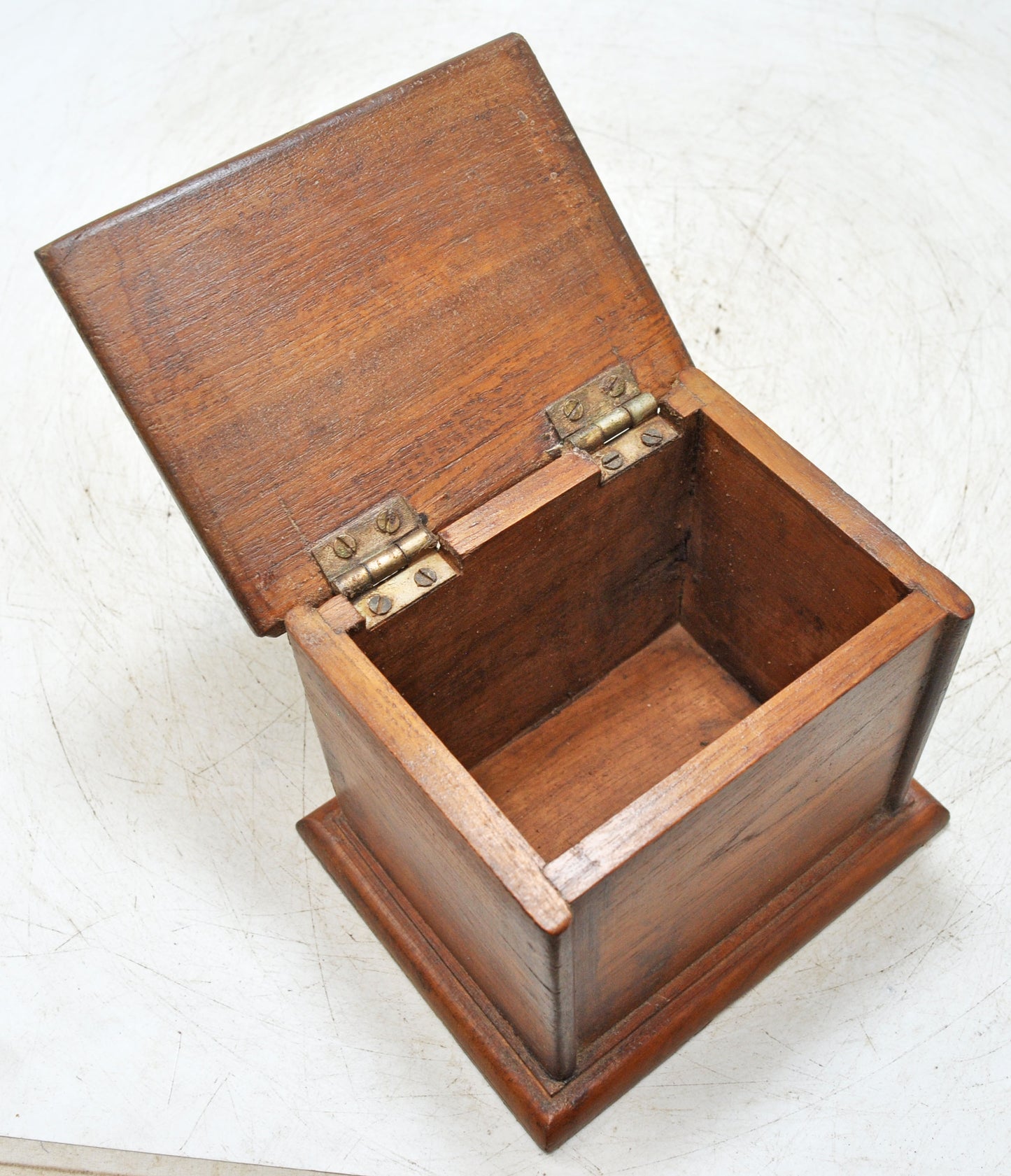 Vintage Wooden Dome Shaped Storage Box Original Old Hand Crafted