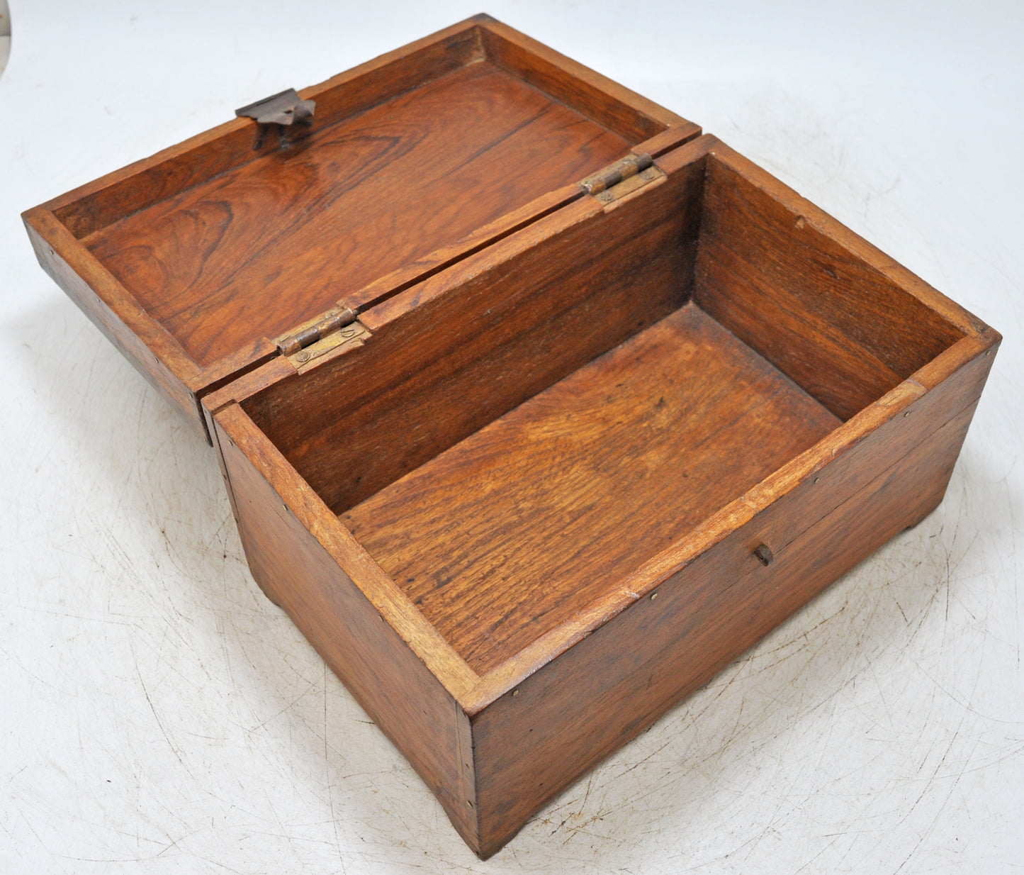 Vintage Wooden Storage Chest Box Original Old Hand Crafted