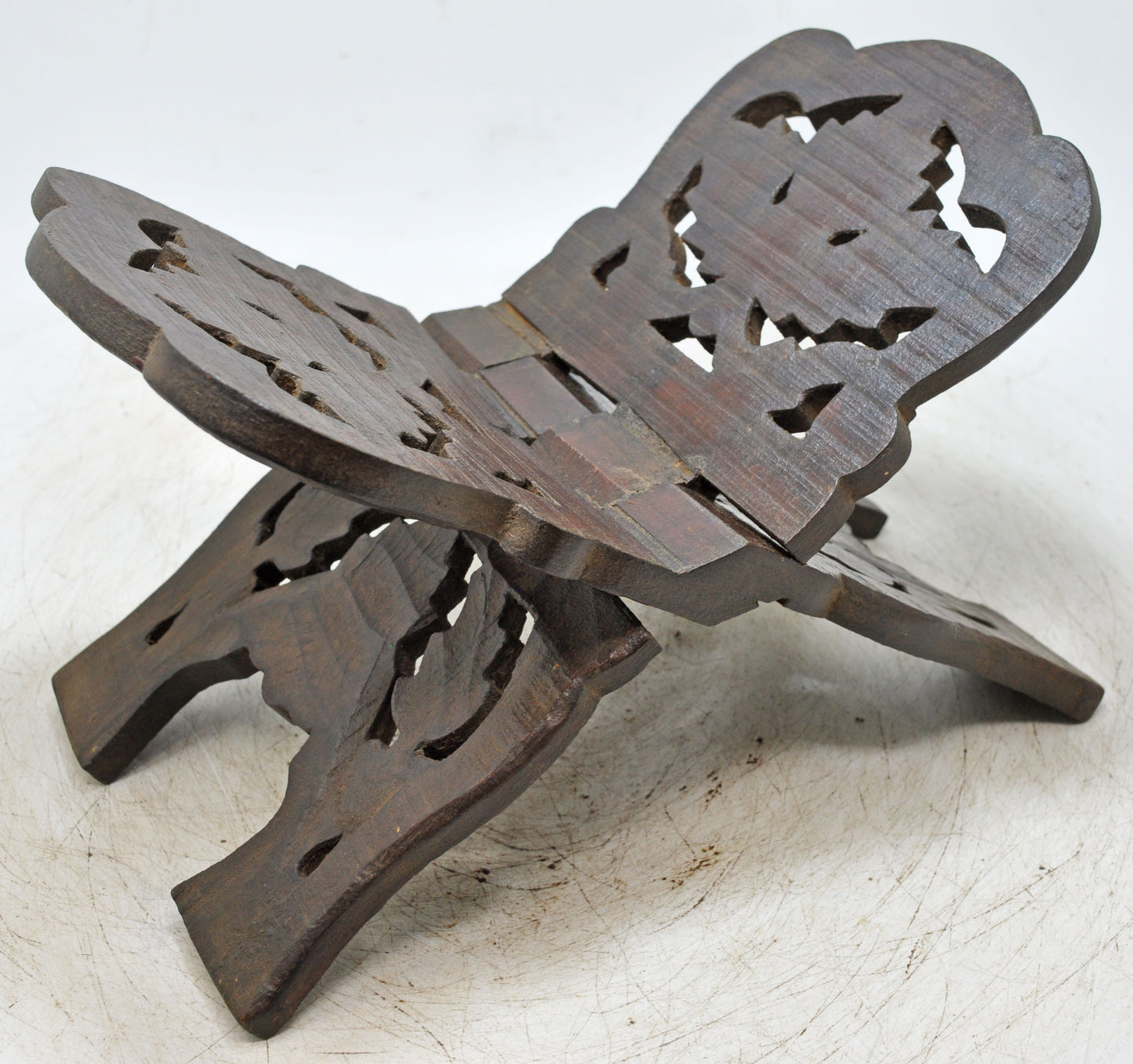Antique Wooden Holy Quran Book Stand Original Old Hand Crafted Fine Carved