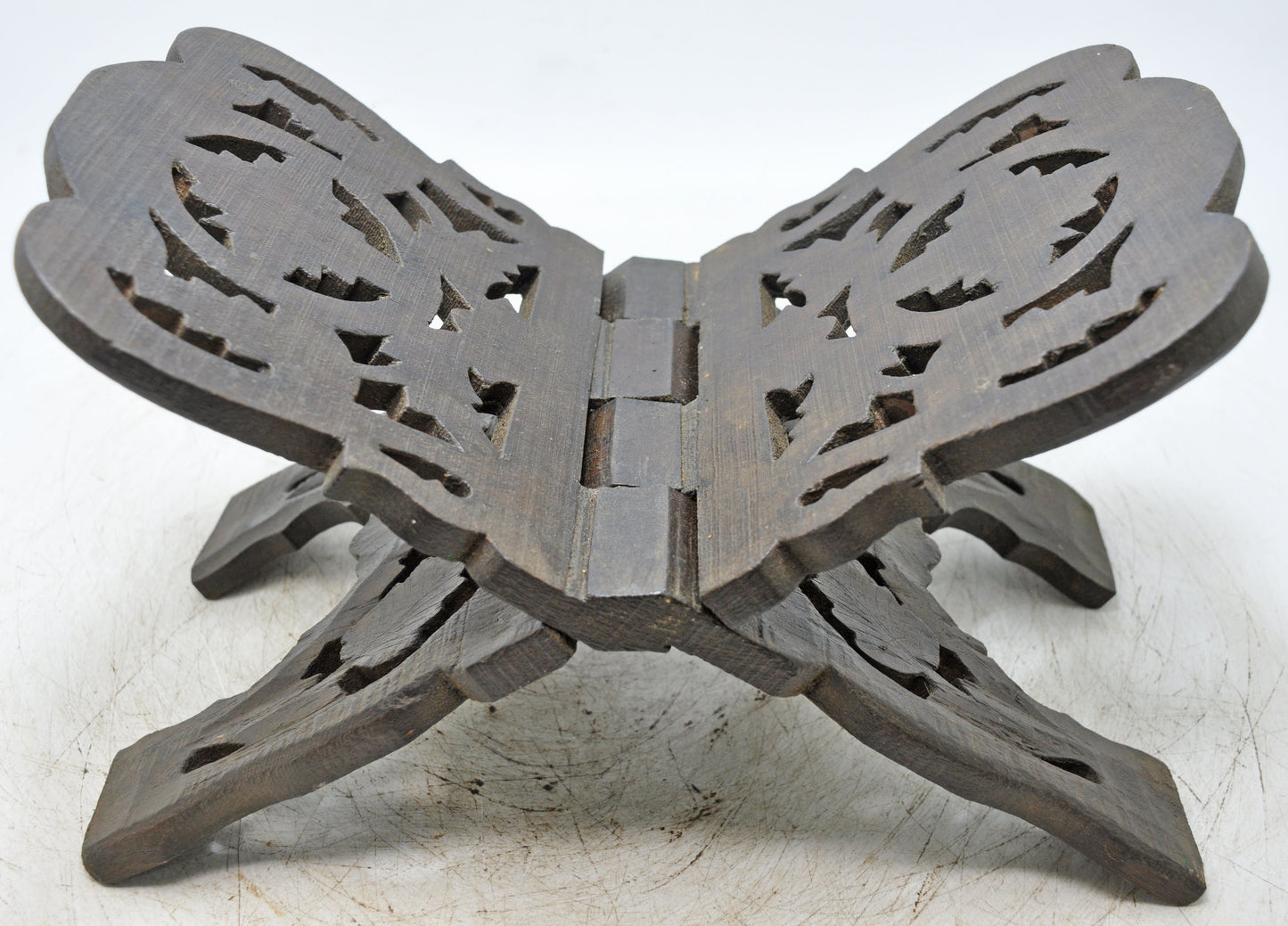 Antique Wooden Holy Quran Book Stand Original Old Hand Crafted Fine Carved