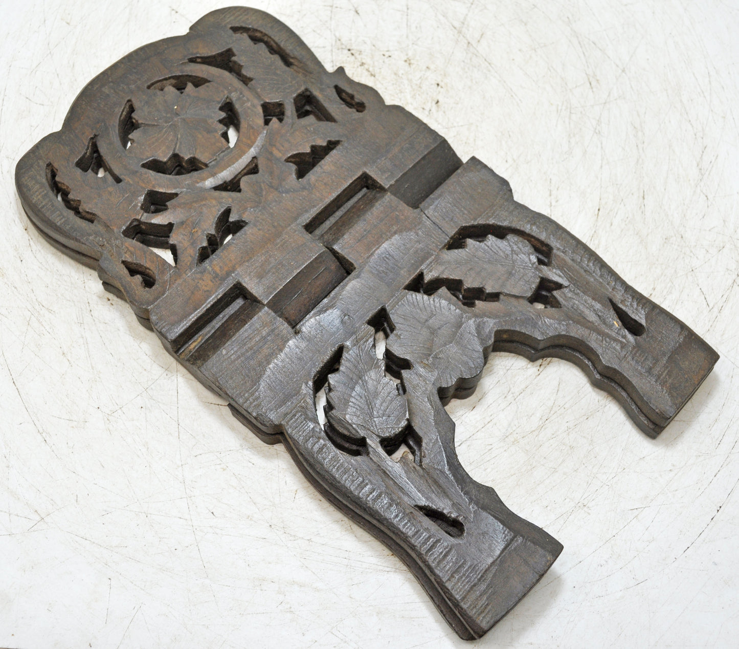 Antique Wooden Holy Quran Book Stand Original Old Hand Crafted Fine Carved