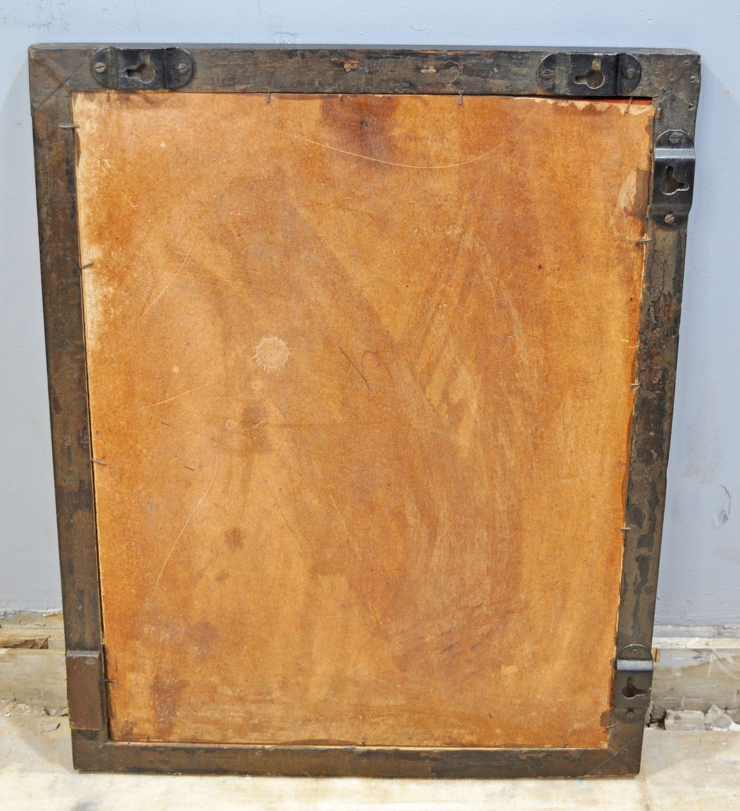 Antique Wooden Wall Décor Mirror Frame Original Old Hand Crafted