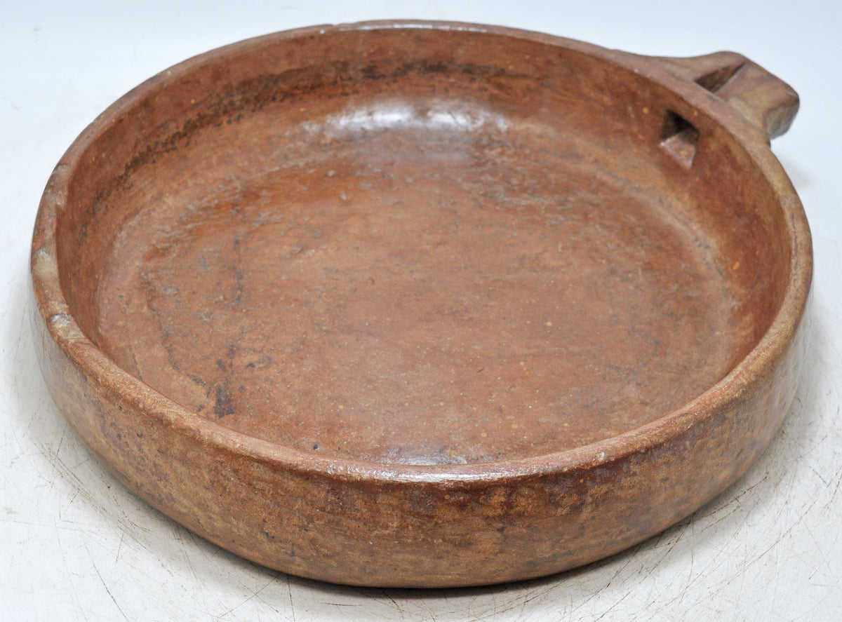 Antique Brown Sand Stone Large Size Decorative Water Bowl Original Old Very Fine Hand Carved
