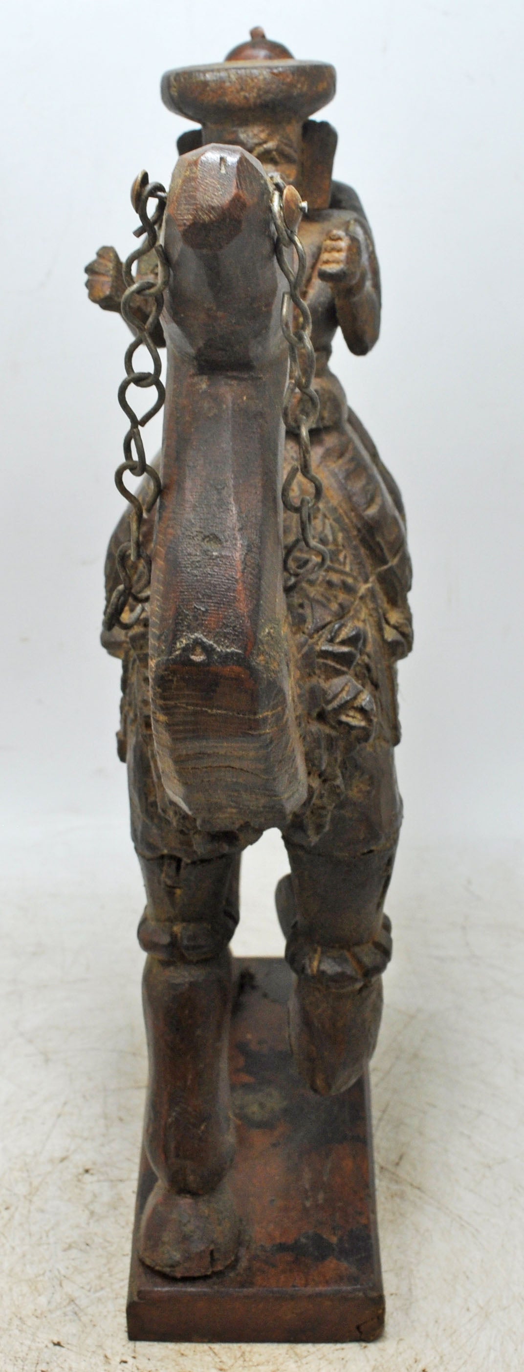 Antique Wooden Camel With Riders Dholamaru Figurine Original Old Fine Hand Carved