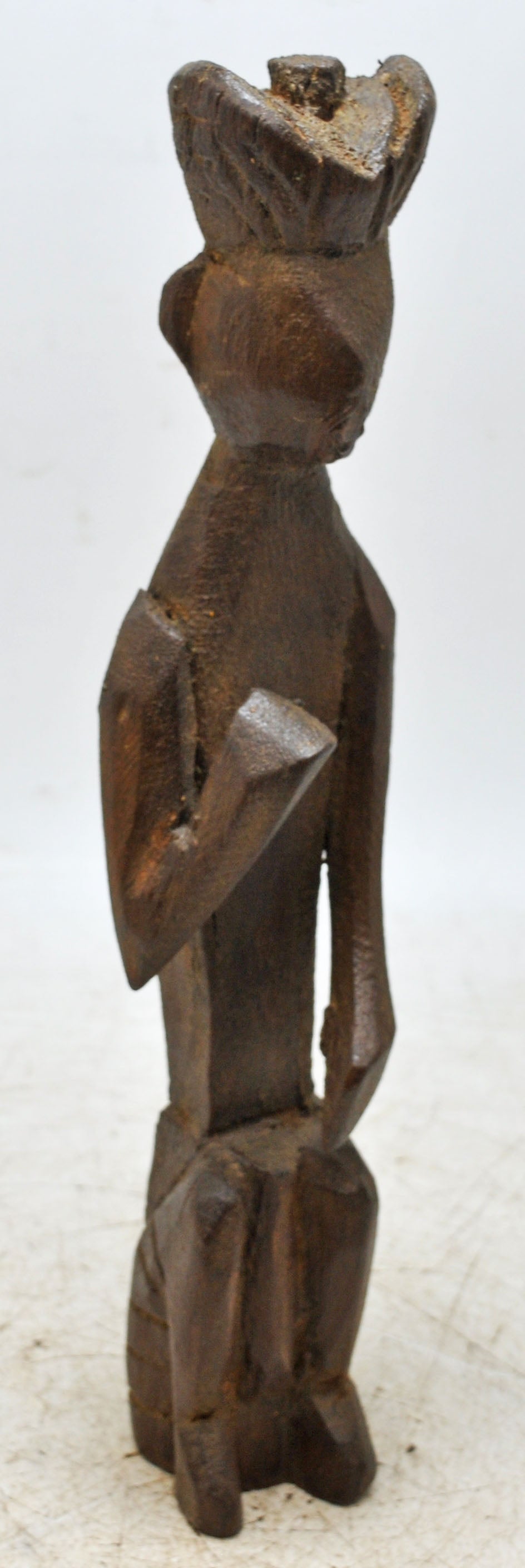 Vintage Wooden Musician Figurine Original Old Hand Carved