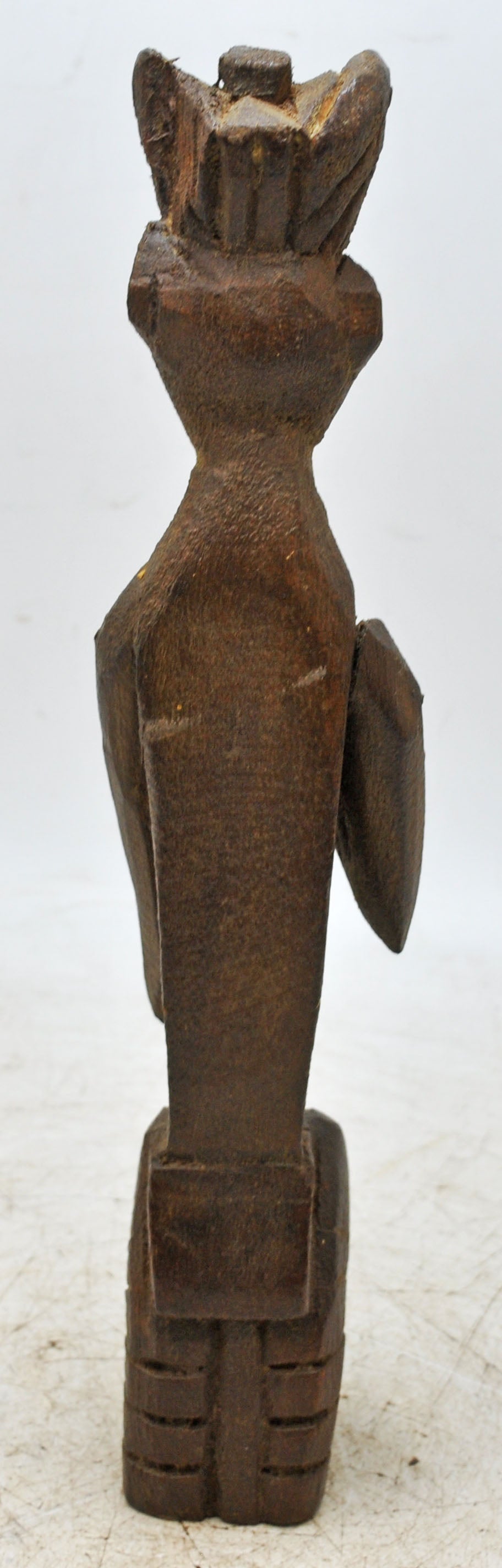 Vintage Wooden Musician Figurine Original Old Hand Carved