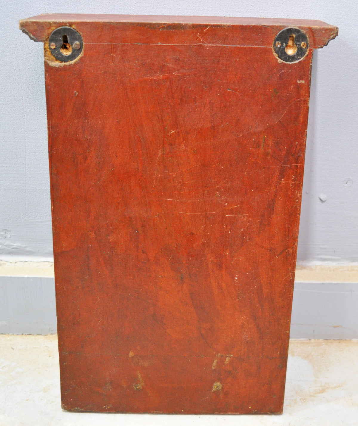 Vintage Wooden Wall Hanging Bathroom Cabient Original Old Hand Crafted