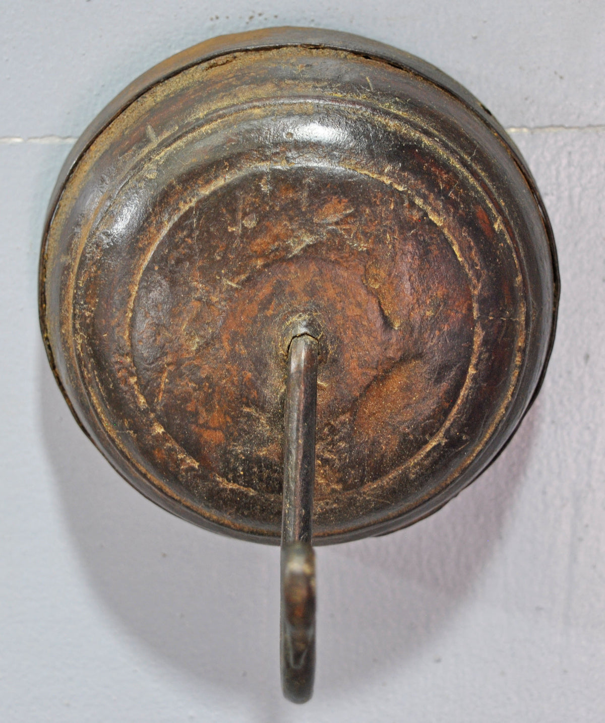 Antique Wooden Wall Hanging 1 Hook Hanger Original Old Hand Crafted