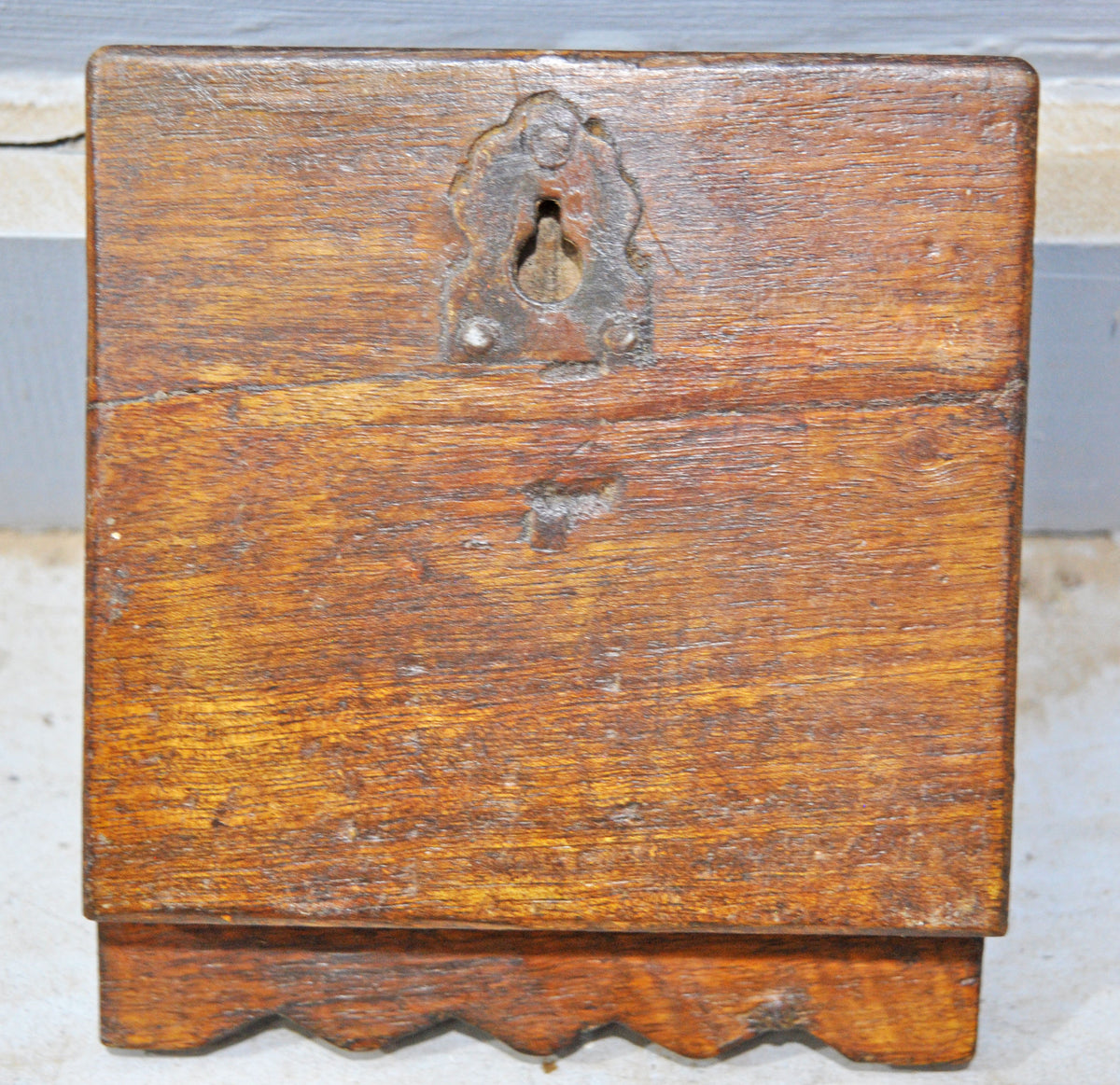 Antique Wooden Wall Hanging 1 Hook Hanger Original Old Hand Crafted