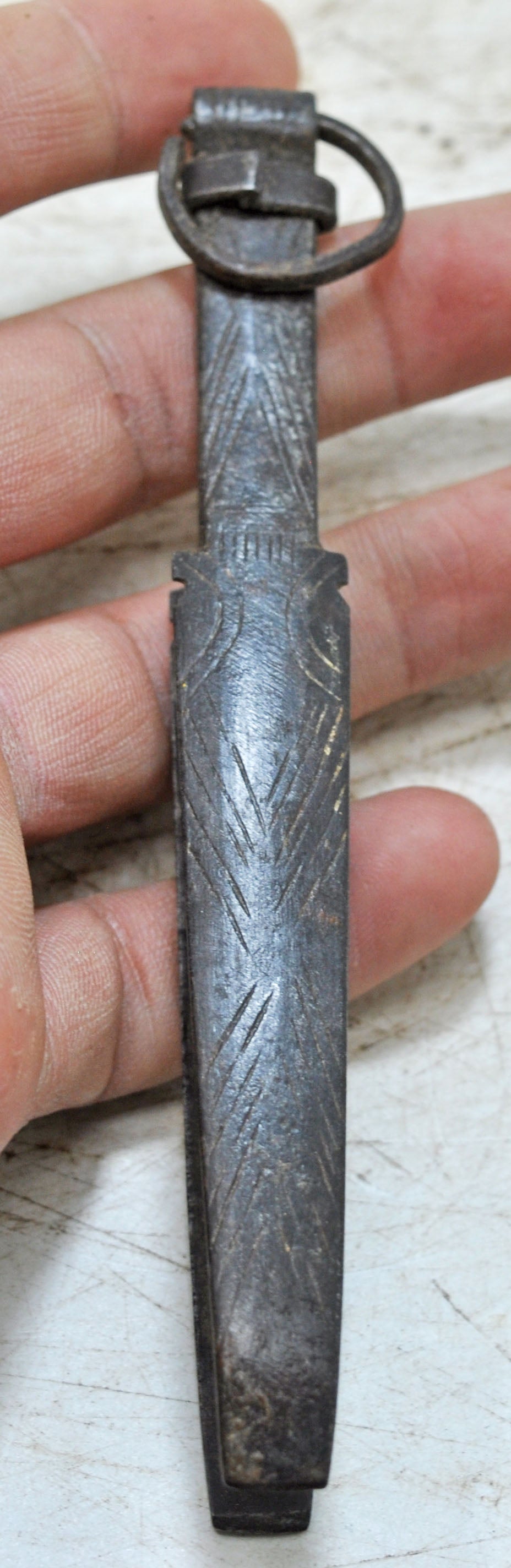Antique Iron Small Jewelsmiths Tongs Tweezers Original Old Hand Crafted