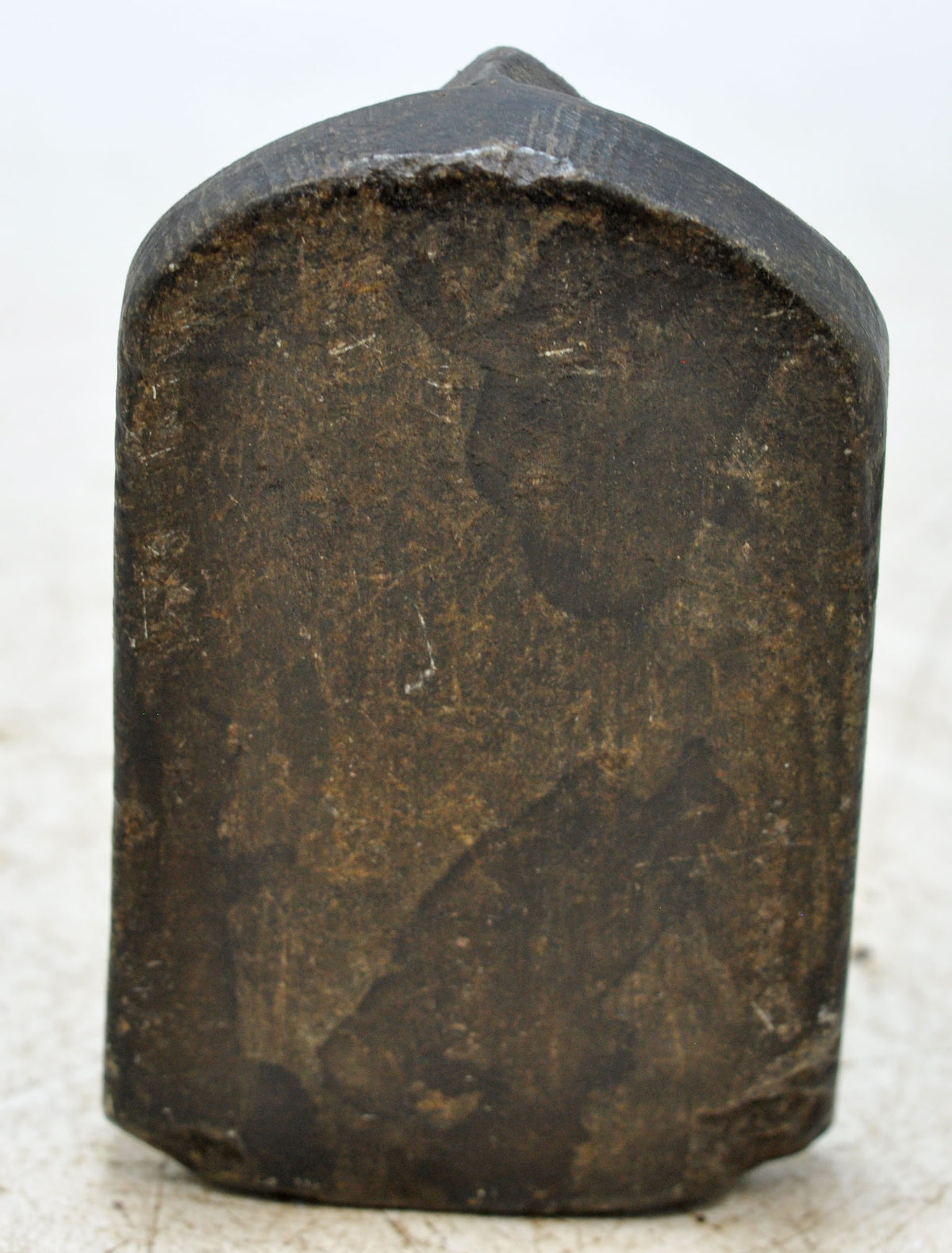 Antique Black Stone God Ganesha Idol Figurine Original Old Fine Hand Carved
