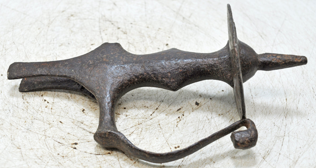 Antique Iron Sword Handle Hilt Original Old Hand Crafted