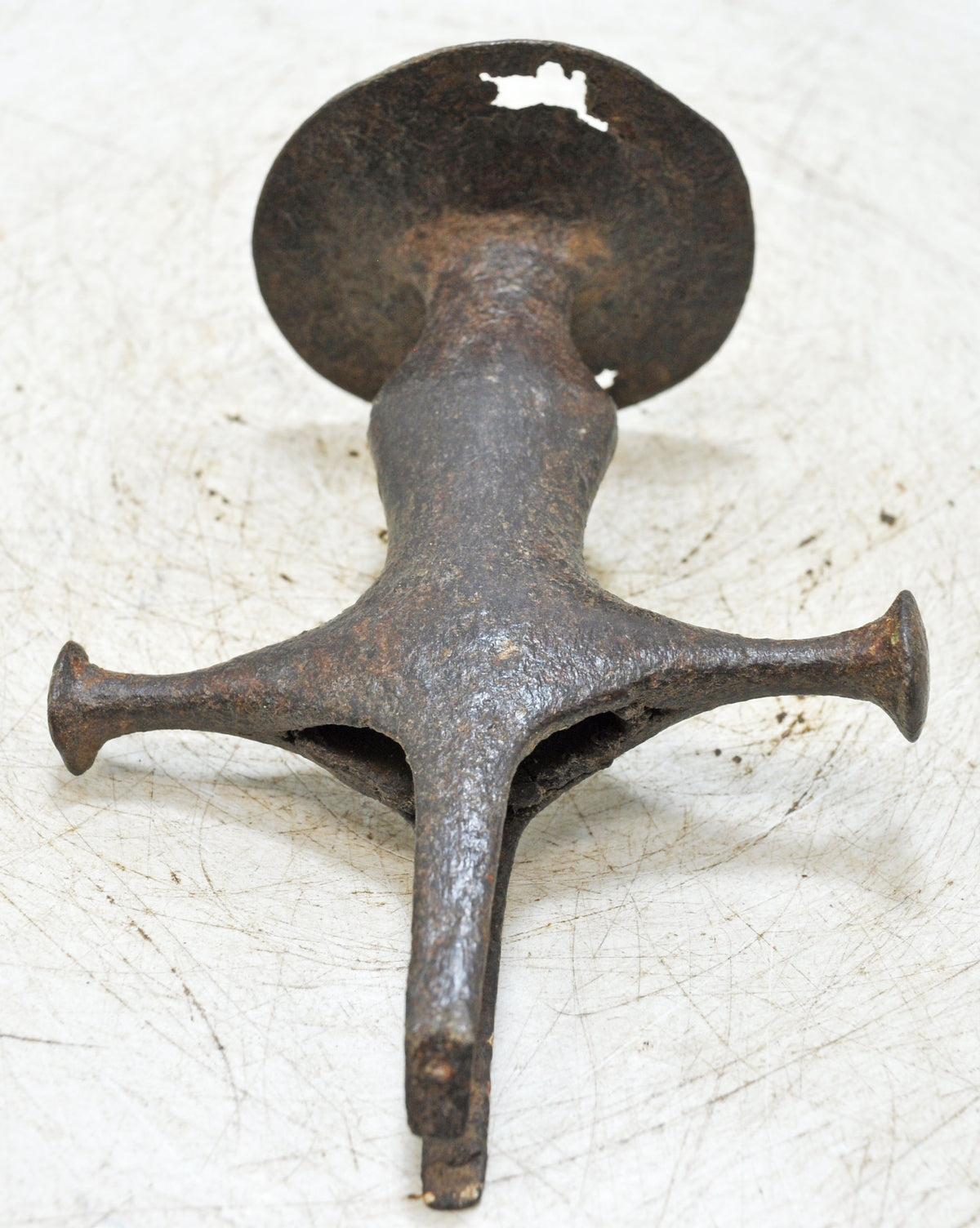 Antique Iron Sword Handle Hilt Original Old Hand Crafted