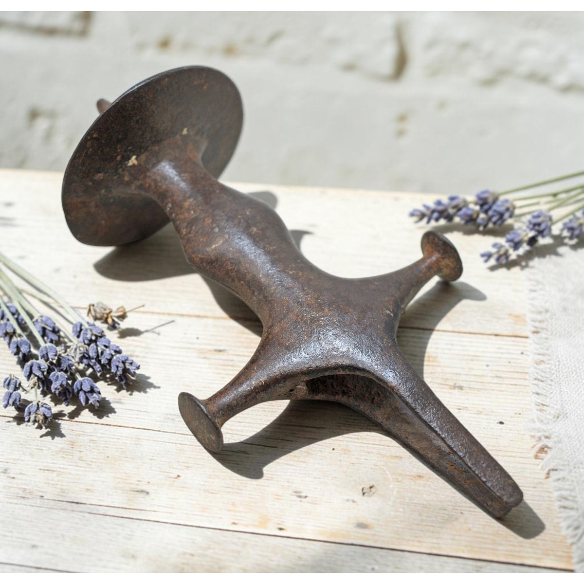 Antique Iron Sword Handle Hilt Original Old Hand Crafted