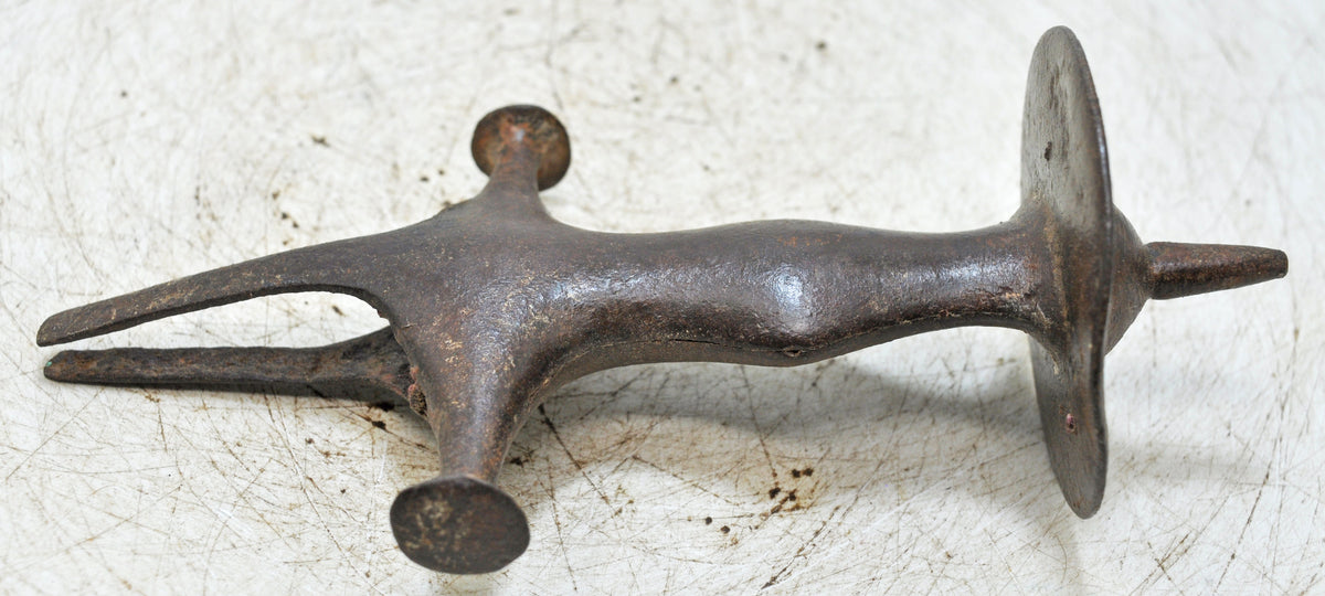 Antique Iron Sword Handle Hilt Original Old Hand Crafted