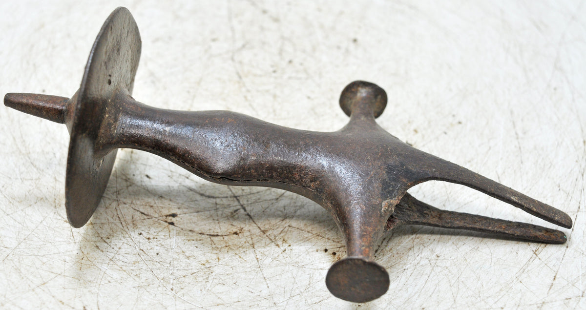 Antique Iron Sword Handle Hilt Original Old Hand Crafted