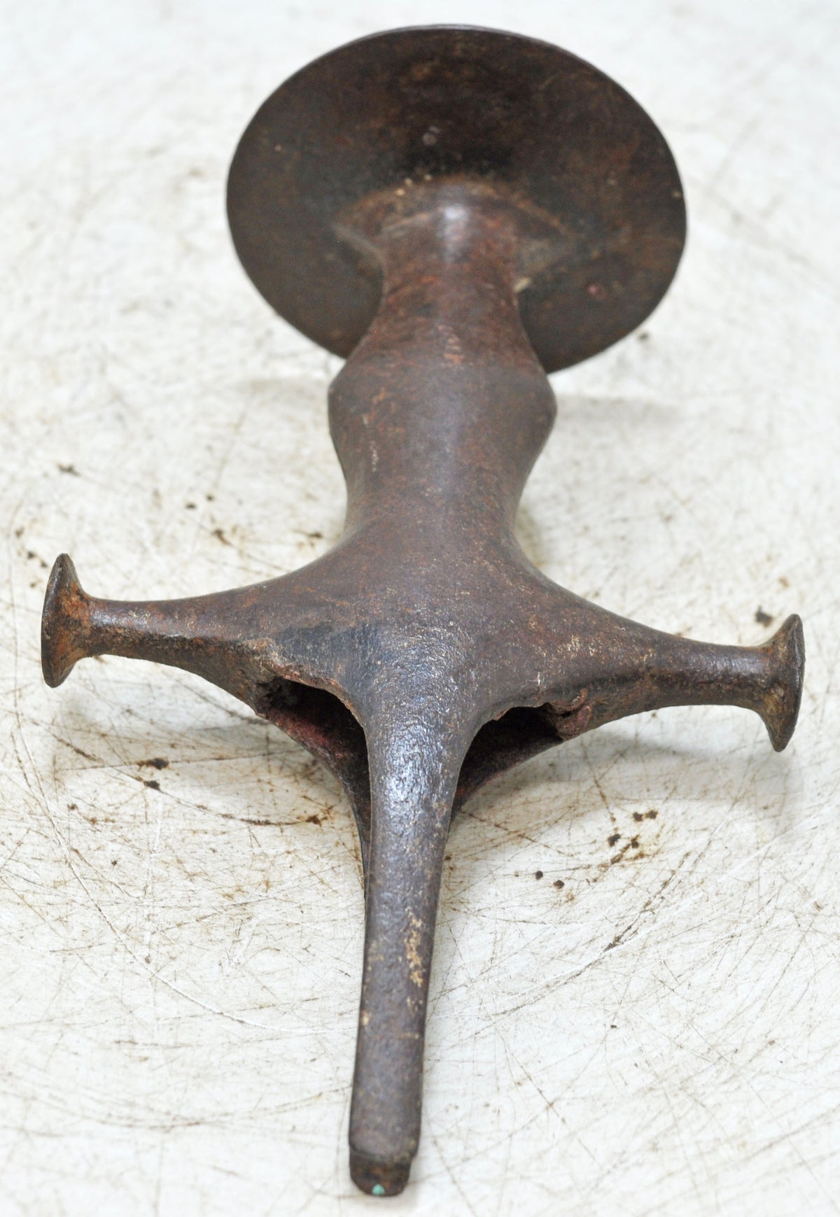 Antique Iron Sword Handle Hilt Original Old Hand Crafted