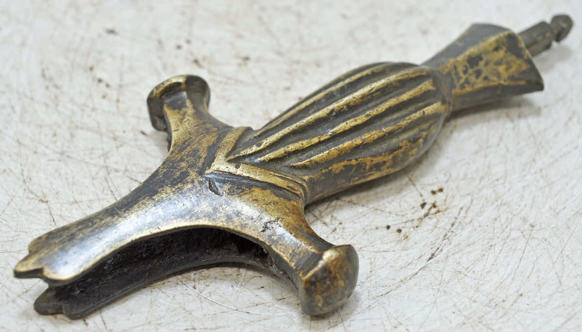 Antique Brass Sword Handle Hilt Original Old Hand Crafted