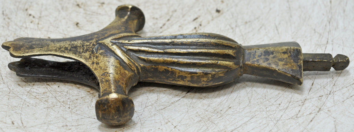 Antique Brass Sword Handle Hilt Original Old Hand Crafted