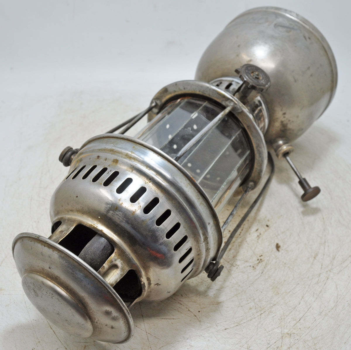 Antique Iron Petromax Style Lantern Large Size Original Old Hand Crafted