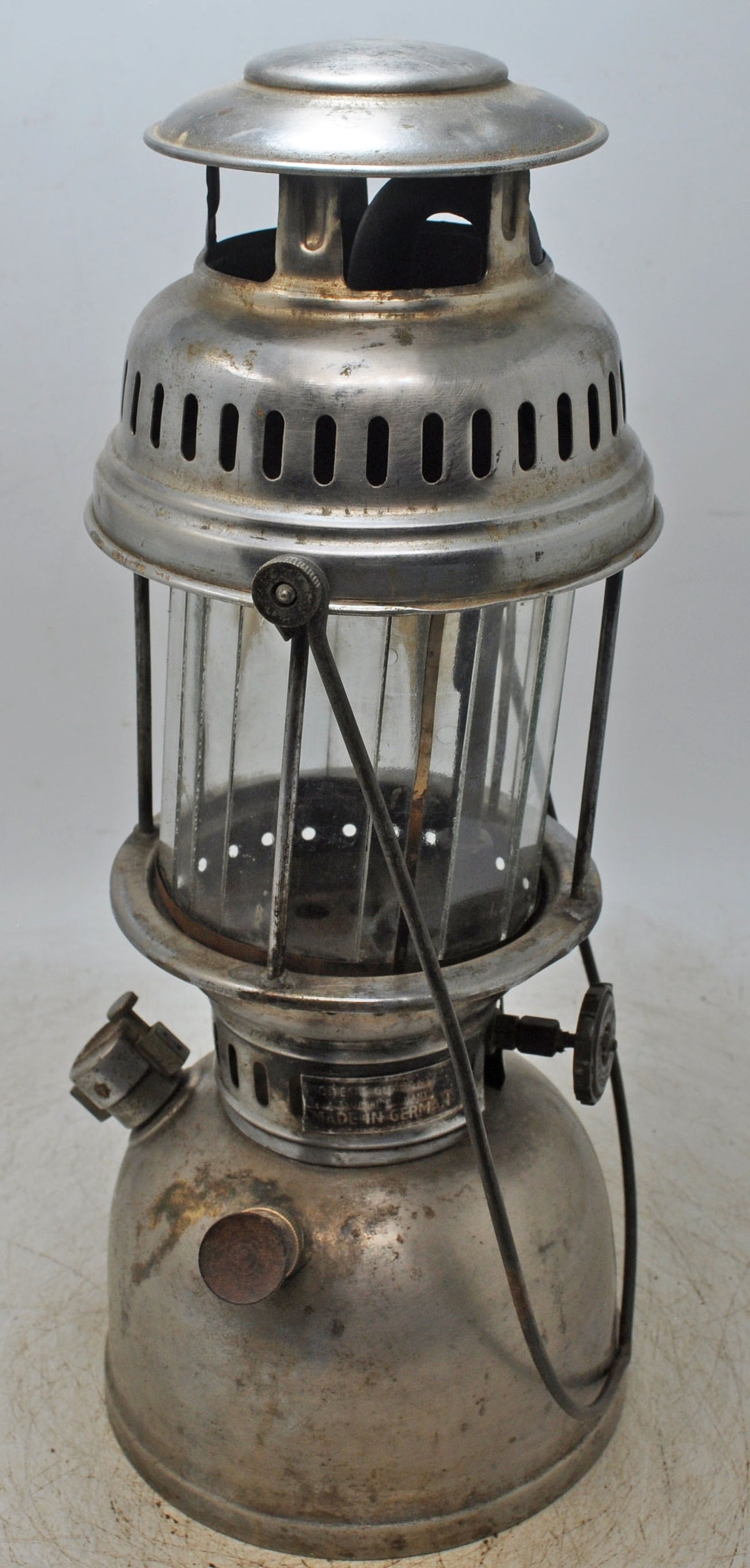 Antique Iron Petromax Style Lantern Large Size Original Old Hand Crafted
