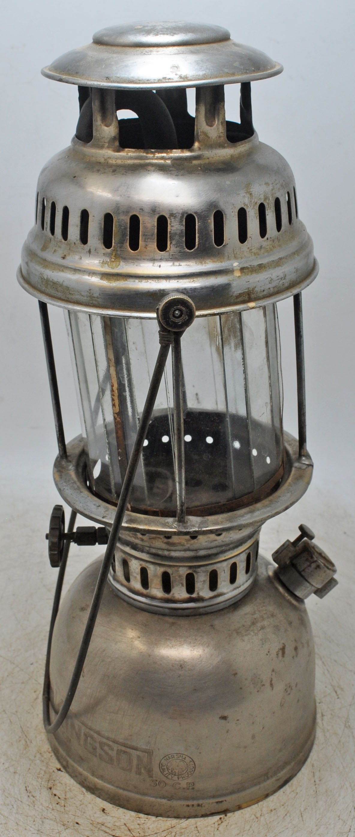 Antique Iron Petromax Style Lantern Large Size Original Old Hand Crafted