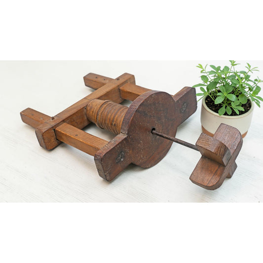 Antique Wooden Kitchenware Butter Churner Original Old Hand Crafted