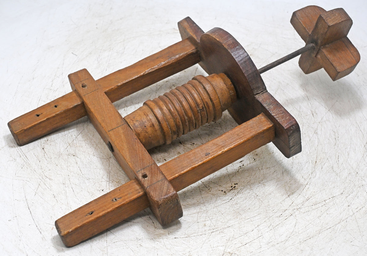 Antique Wooden Kitchenware Butter Churner Original Old Hand Crafted