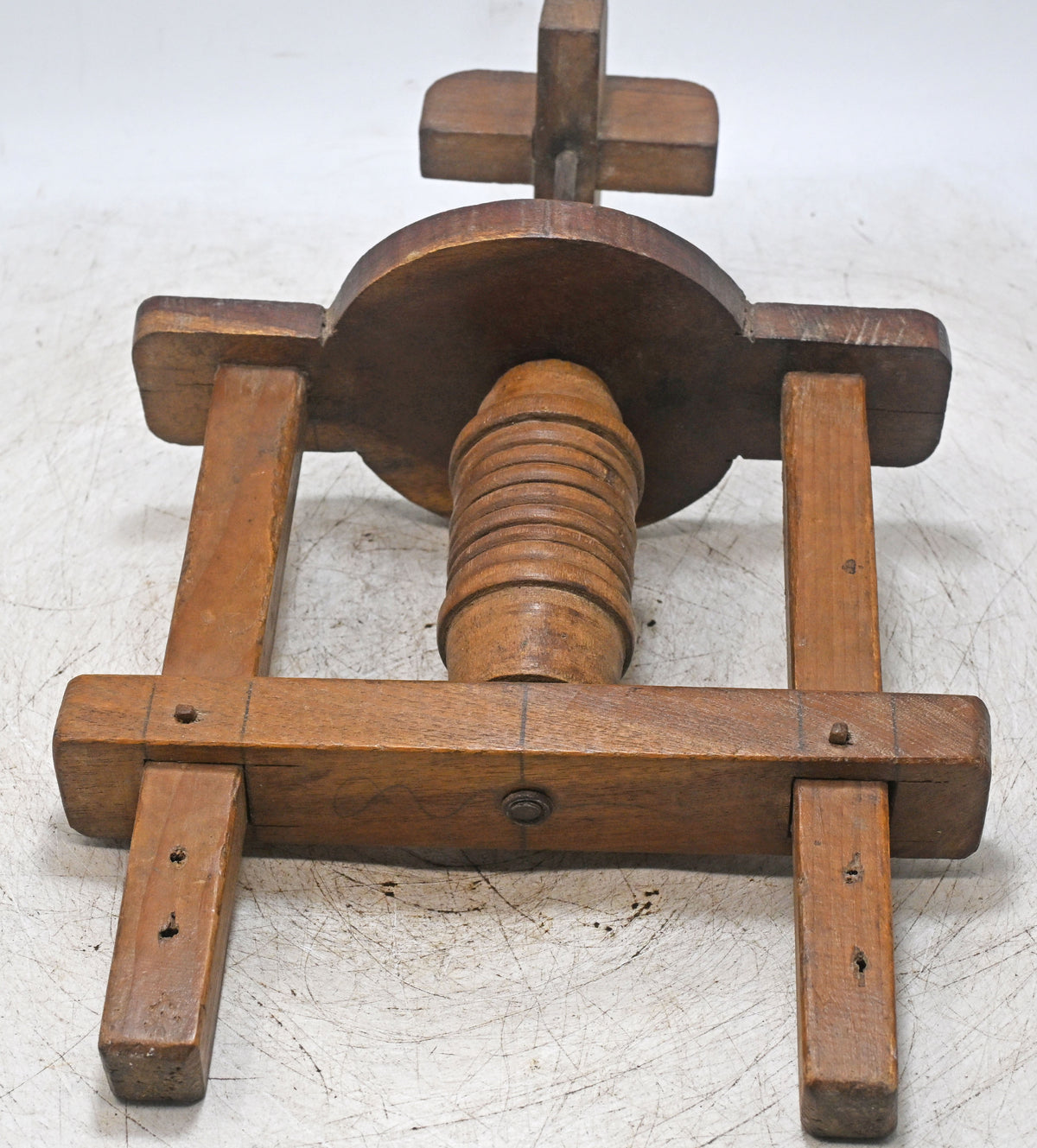 Antique Wooden Kitchenware Butter Churner Original Old Hand Crafted