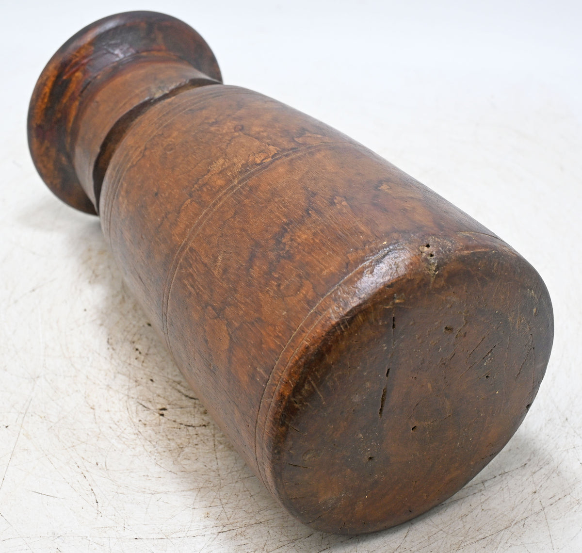 Antique Wooden Himalayan Water Storage Pot Original Old Hand Crafted