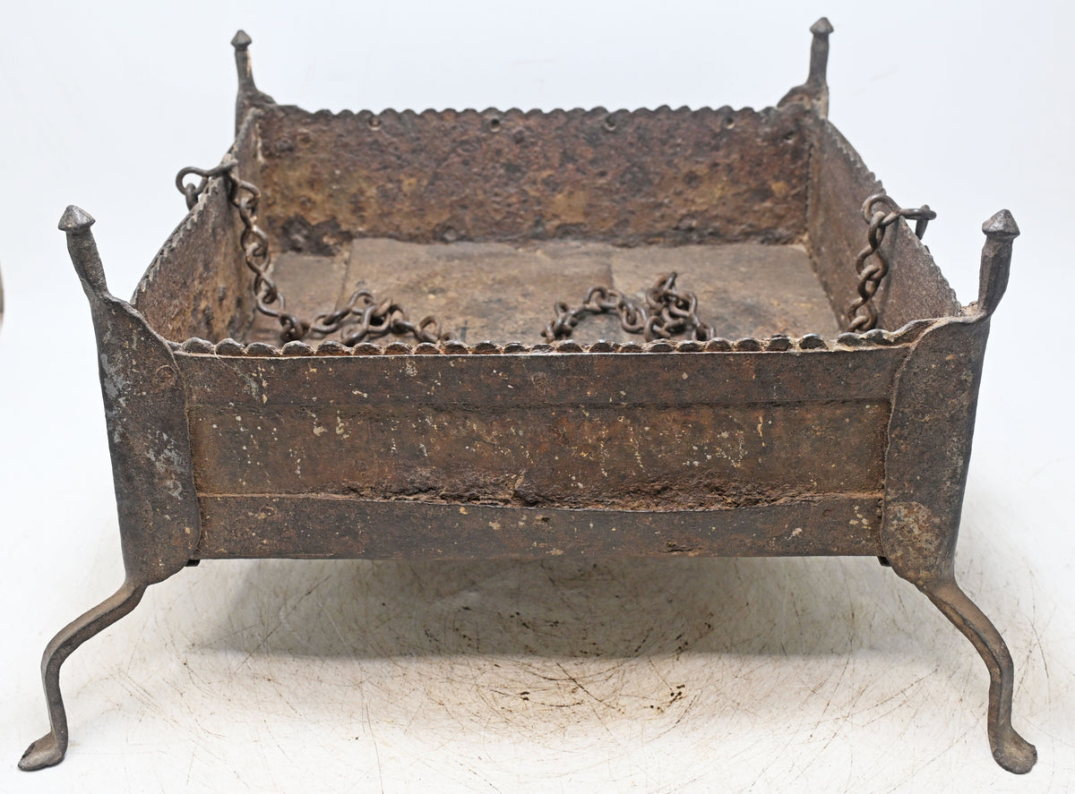 Antique Iron Travelling Fire Pit Sigdi Original Old Hand Crafted