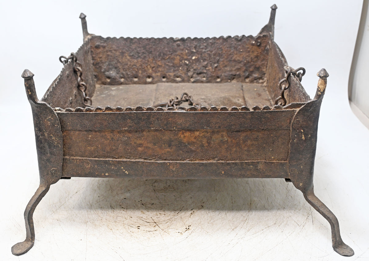 Antique Iron Travelling Fire Pit Sigdi Original Old Hand Crafted