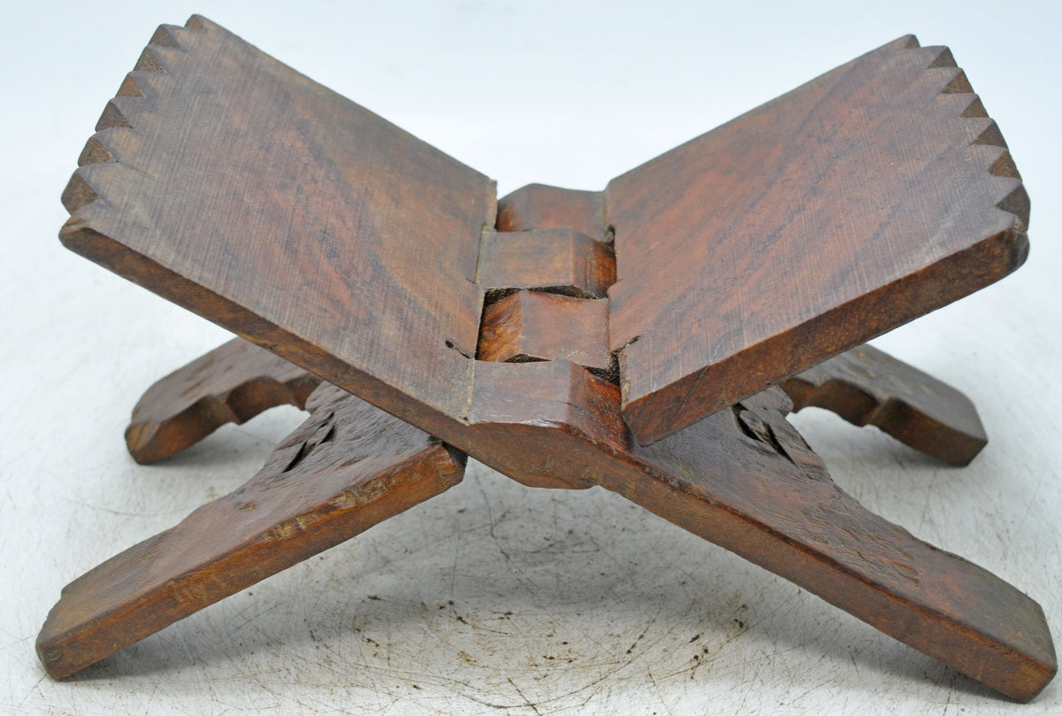 Antique Wooden Holy Quran Book Stand Original Old Fine Hand Crafted Carved