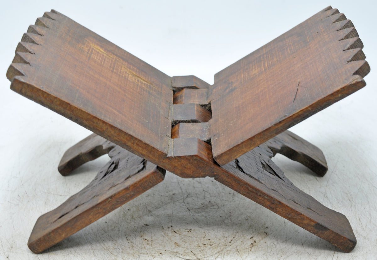 Antique Wooden Holy Quran Book Stand Original Old Fine Hand Crafted Carved