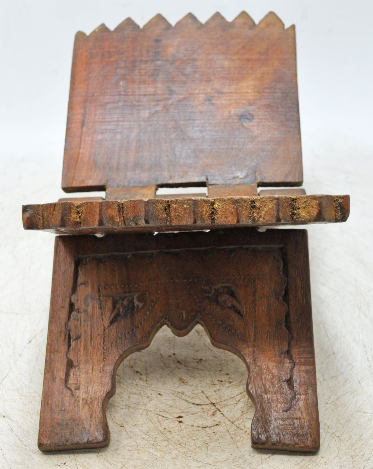 Antique Wooden Holy Quran Book Stand Original Old Fine Hand Crafted Carved