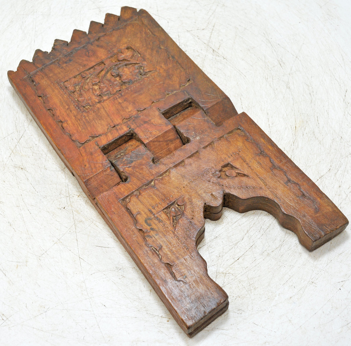 Antique Wooden Holy Quran Book Stand Original Old Fine Hand Crafted Carved