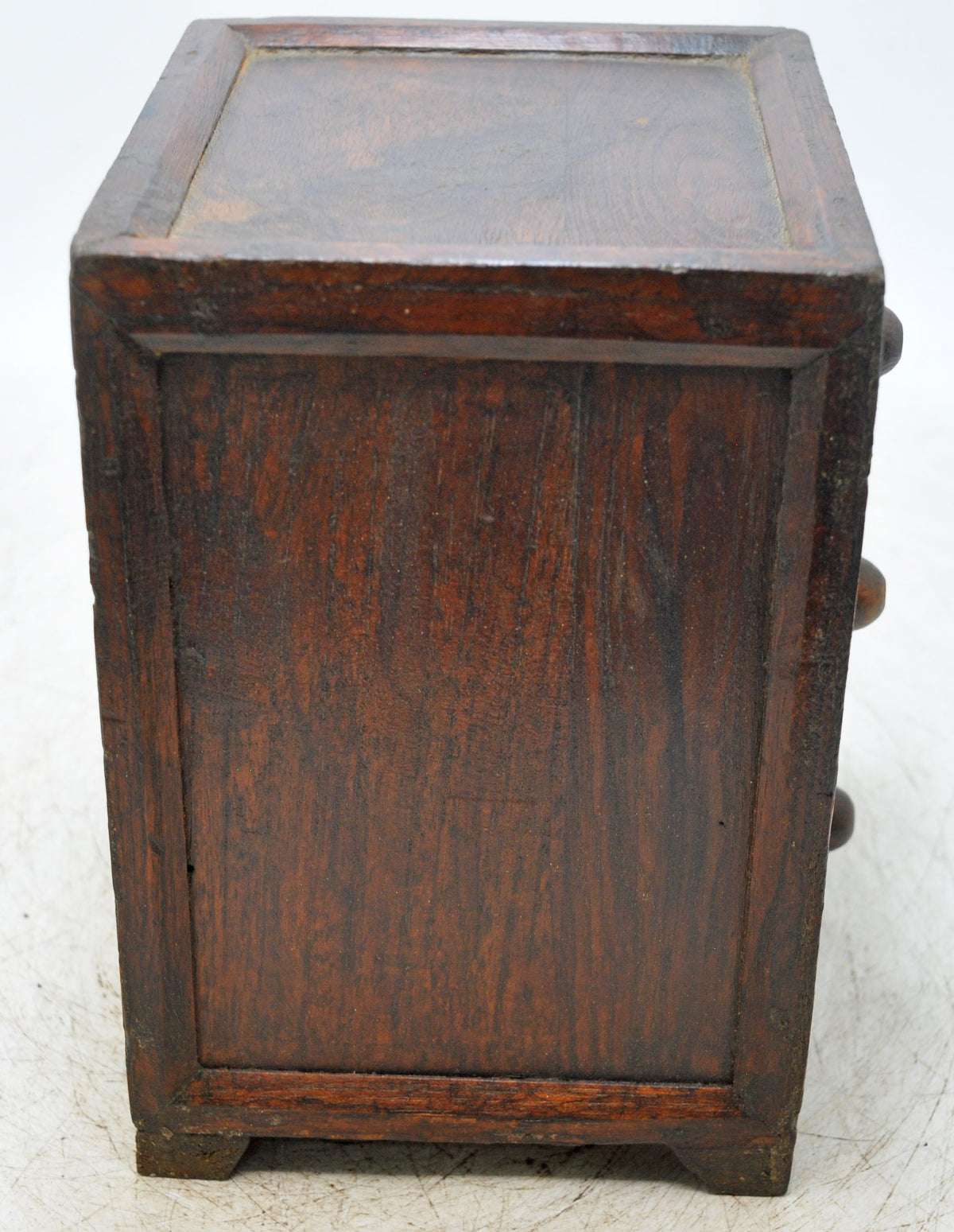 Vintage Wooden Small 3 Drawers Storage Box Original Old Hand Crafted