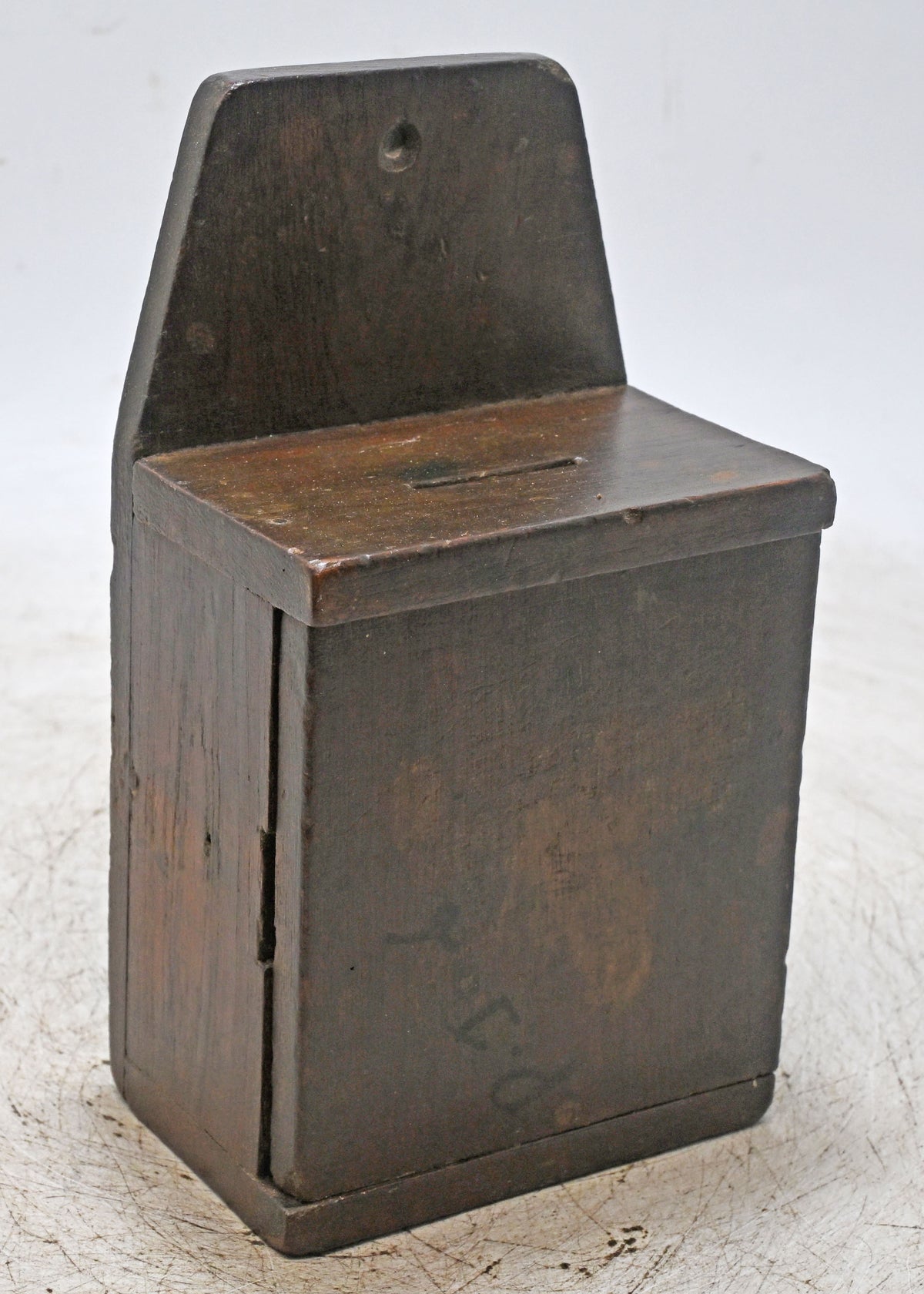 Antique Wooden Wall Hanging Letter Box Original Old Hand Crafted