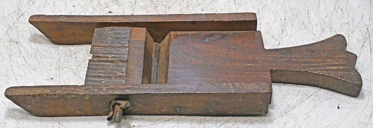 Antique Wooden Kitchenware Cutter Tool Original Old Hand Crafted