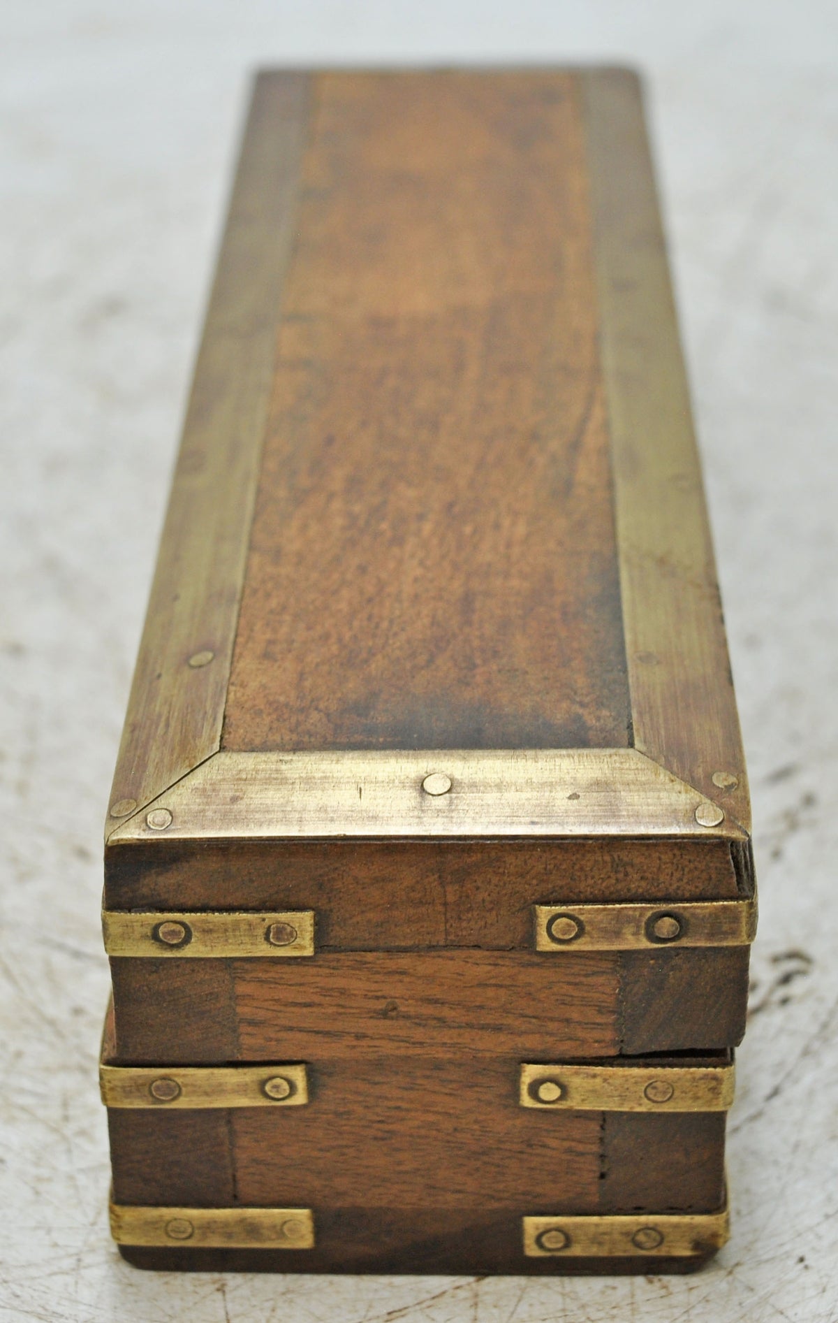 Vintage Wooden Pencil Stationary Box Original Old Hand Crafted