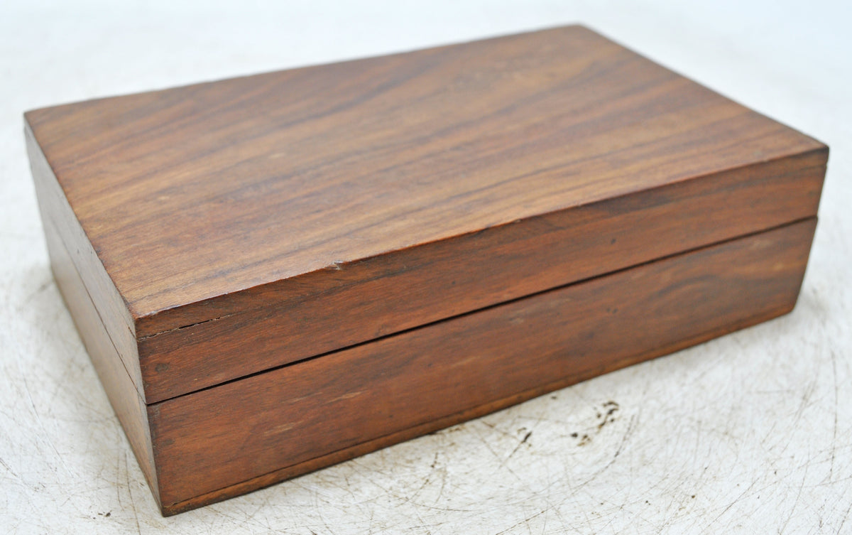 Vintage Wooden Storage Box Original Old Hand Crafted