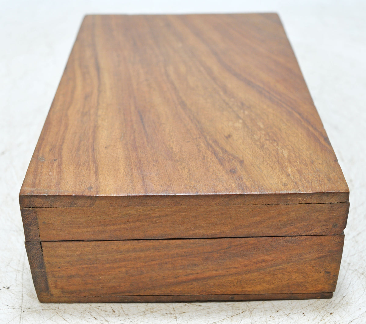 Vintage Wooden Storage Box Original Old Hand Crafted