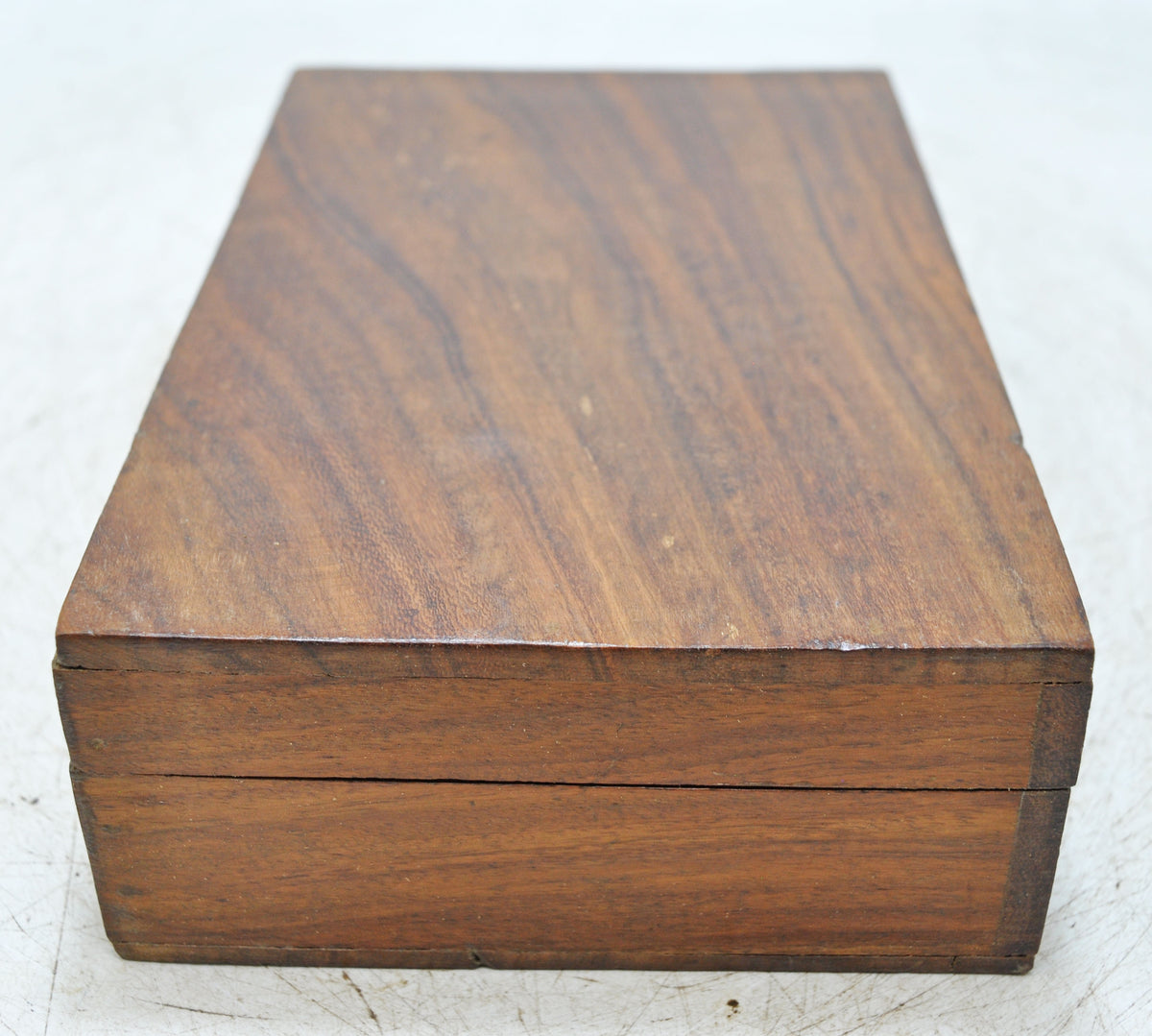 Vintage Wooden Storage Box Original Old Hand Crafted