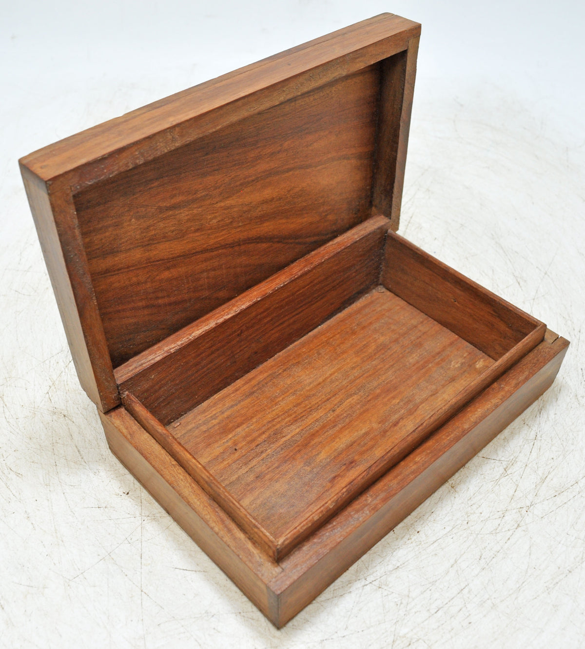 Vintage Wooden Storage Box Original Old Hand Crafted