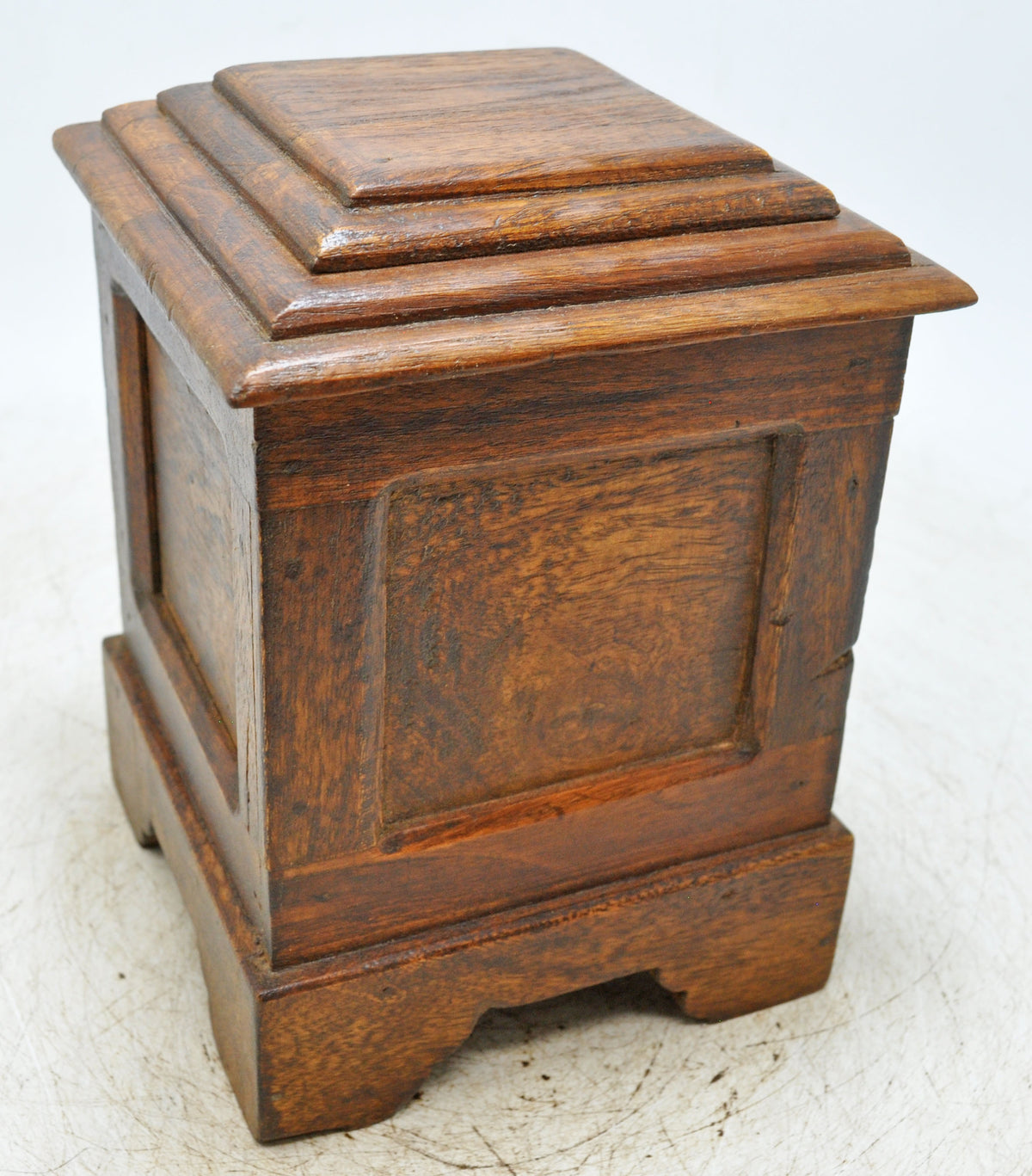 Vintage Wooden Square Storage Chest Box Original Old Hand Crafted